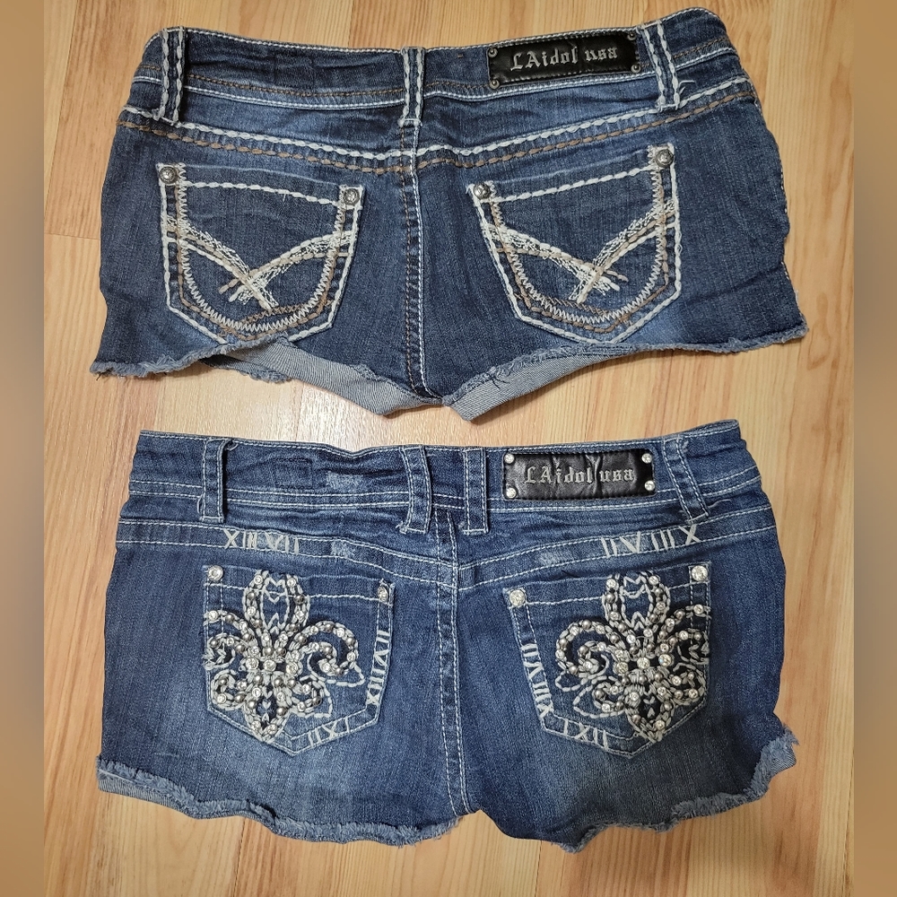 LA idol Jean shorts